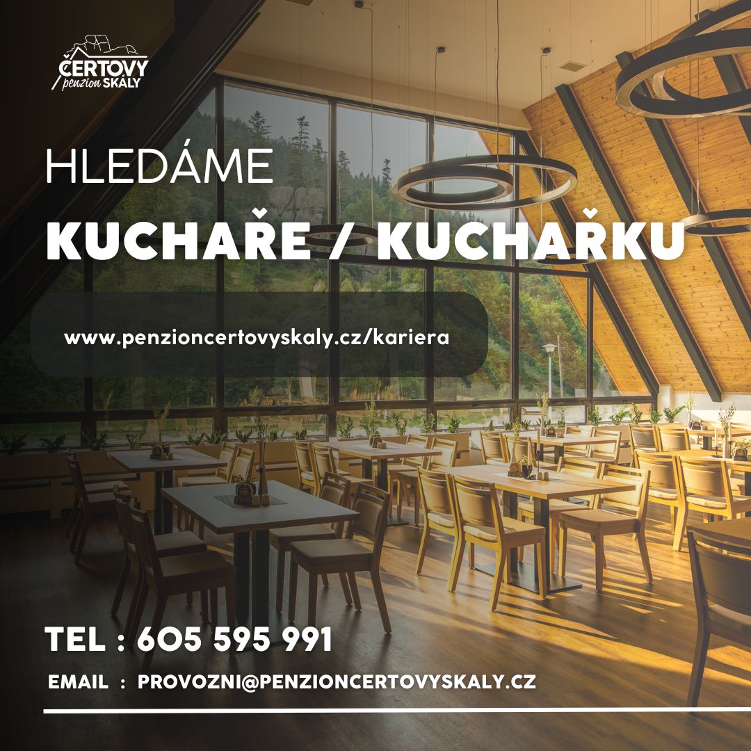 Penzion Čertovy skály - kuchař/kuchařka