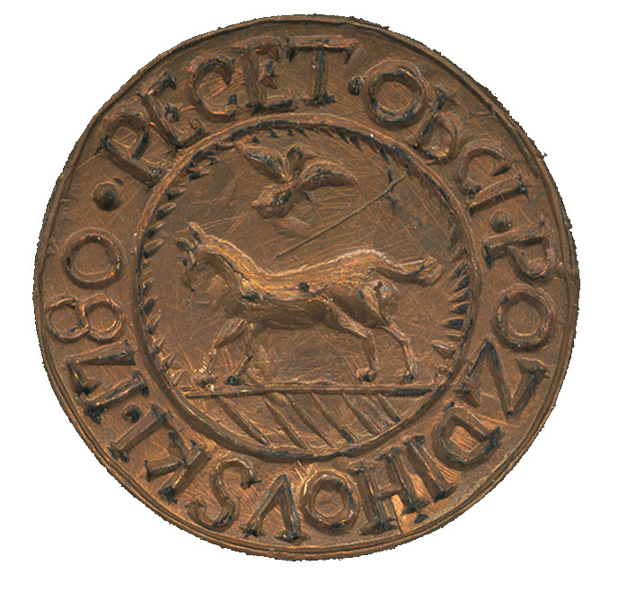 Pečet obce z roku 1780
